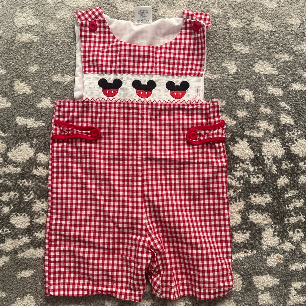 Smocked Mickey Jon Jon
